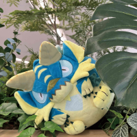 Monster Hunter Fluffy Eggshaped Plush Zinogre 3