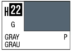 GSI Creos AQUEOUS HOBBY COLOR - H22 GLOSS GRAY (PRIMARY)