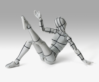 BODY CHAN -Sports- Edition-WIRE FRAME- (Gray Color Ver.) "BODY-KUN/BODY-CHAN", TAMASHII NATIONS S.H.Figuarts 5