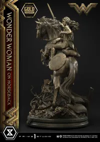 Prime 1 Studio Museum Masterline Wonder Woman (Film) Wonder Woman on HorseBack Gold Version - DC Comics - photo 20
