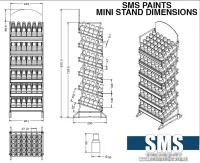 The Scale Modellers Supply (SMS) Premium Acrylic Lacquer MINI RETAIL DISPLAY (STAND ONLY) - Display Cases & Storage - photo 2