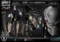 Prime 1 Studio Real Elite Masterline Aliens vs. Predator: Requiem Wolf Predator DX Bonus Version - Alien (Movie Franchise) - photo 49