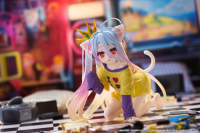 No Game No Life Desktop Cute Figure - Shiro (Cat Ear T-Shirt Ver.) 4