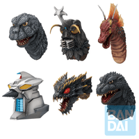 Godzilla Monster Head Magnet (The Biography of The Most Terrifying Monster King) (Box/6) 1