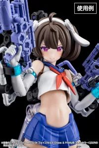 KOTOBUKIYA MEGAMI DEVICE M.S.G 04 FACE SET Chaos & Pretty SKIN COLOR C - Megami Device - photo 5