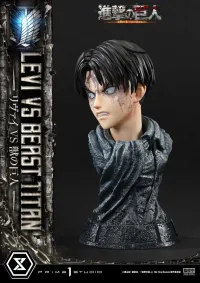 Prime 1 Studio Ultimate Premium Masterline  TV animation Attack On Titan  Levi versus Beast Titan - Attack on Titan - photo 6