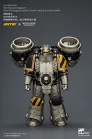 JOYTOY Iron Warriors MkII Assault Sergeant with Disintegrator pistol, Power maul & Combat shield - Warhammer 40K - photo 7