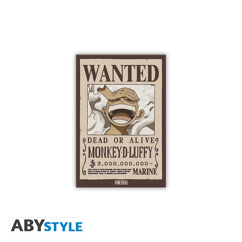 ONE PIECE - Standard Magnet - Wanted Luffy x4