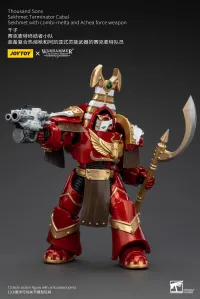JOYTOY Thousand Sons Sekhmet Terminator Cabal Sekhmet With Combi-Melta And Achea Force Weapon - Warhammer 40K - photo 10