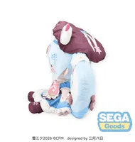 SEGA fuwa petit "Snow Miku 2026" Dodeka Jumbo Plush - Hatsune Miku - photo 2
