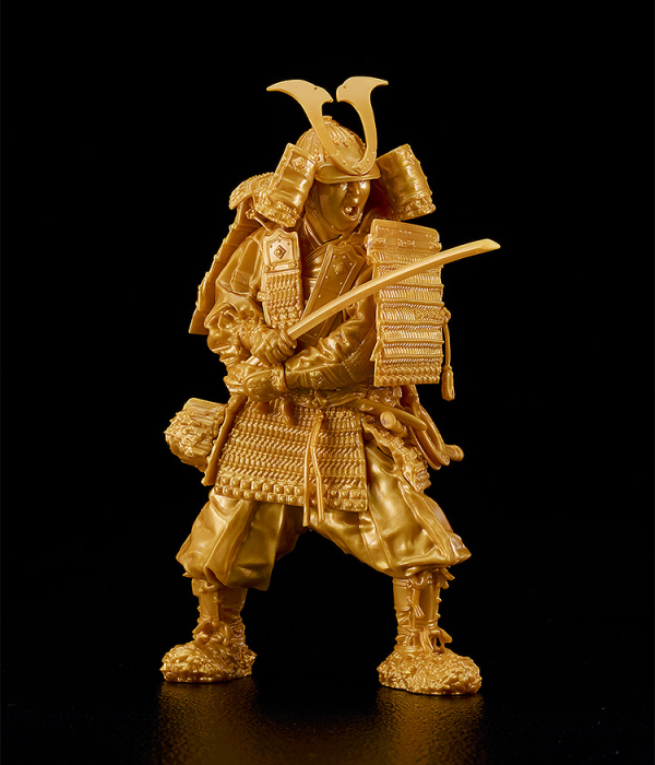 PLAMAX 1/12 Kamakura Period Armored Warrior: Gold Color Edition