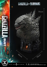 Life Size Bust Godzilla vs Kong (Film) Godzilla Bonus Version 23