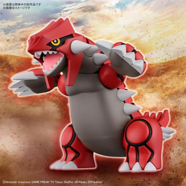 BANDAI HOBBY Pokémon Model Kit GROUDON - Pokémon