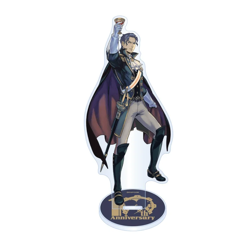 CAPCOM The Great Ace Attorney 10th anniversary acrylic stand Barok van Zieks - The Great Ace Attorney