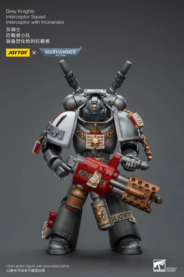 JOYTOY Grey Knights Interceptor Squad Interceptor with Incinerator - Warhammer 40K