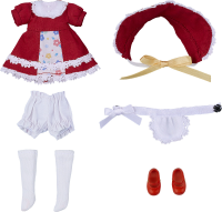 Nendoroid Doll Outfit Set: Old-Fashioned Dress (Red) 3
