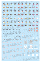 MEGAMI DEVICE M.S.G PUNI☆MOFU GIN LANG EYE DECAL SET 1