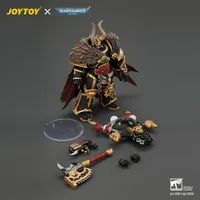 JOYTOY Black Legion Chaos Lord with Power Fist, Plasma Pistol and Astartes Chainblade - Warhammer 40K - photo 5