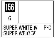 GSI Creos Mr. Color 156 - Super White IV (Gloss/Primary Car) - Paints