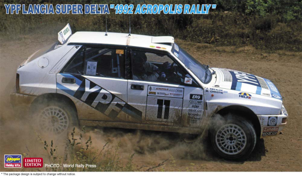 1/24 YPF LANCIA SUPER DELTA "1992 ACROPOLIS RALLY"