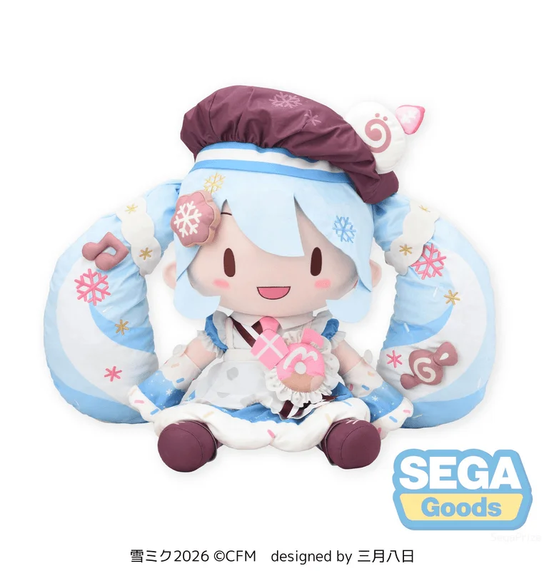SEGA fuwa petit "Snow Miku 2026" Dodeka Jumbo Plush - Hatsune Miku