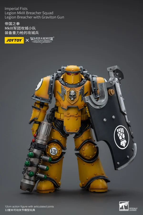 JOYTOY Imperial Fists Legion MkIII Breacher Squad Legion Breacher with Graviton Gun - Warhammer 40K