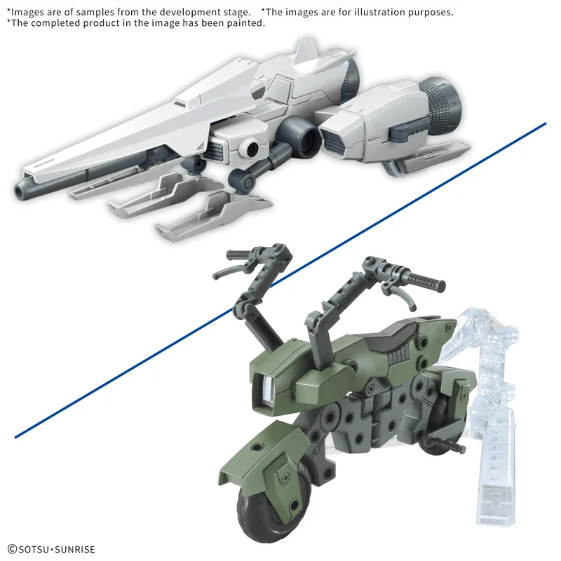 BANDAI HOBBY OPTION PARTS SET GUNPLA 20 (RIDE-ON SET) - Mobile Suit Gundam