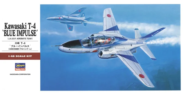 Hasegawa [PT16] 1:48 KAWASAKI T-4 BLUE IMPULSE - Scale Kits
