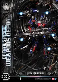 Prime 1 Studio Museum Masterline Transformers: Dark of the Moon (Film) Optimus Prime Weapons Depot Bonus Version - Transformers - photo 25