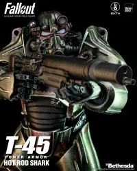 threezero 1/6 T-45 Hot Rod Shark Power Armor - Video Games - photo 9