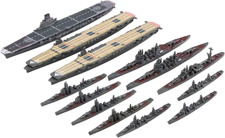 Fujimi [NWC-11] 1/3000 Operation Agou The Ozawa Task-force (Taiho/Shokaku/Zuikaku) w/Painted Navalised Aircraft - Scale Kits