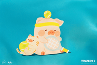 LuLu the Piggy Tennis Series - Sports Fitness Bag 6