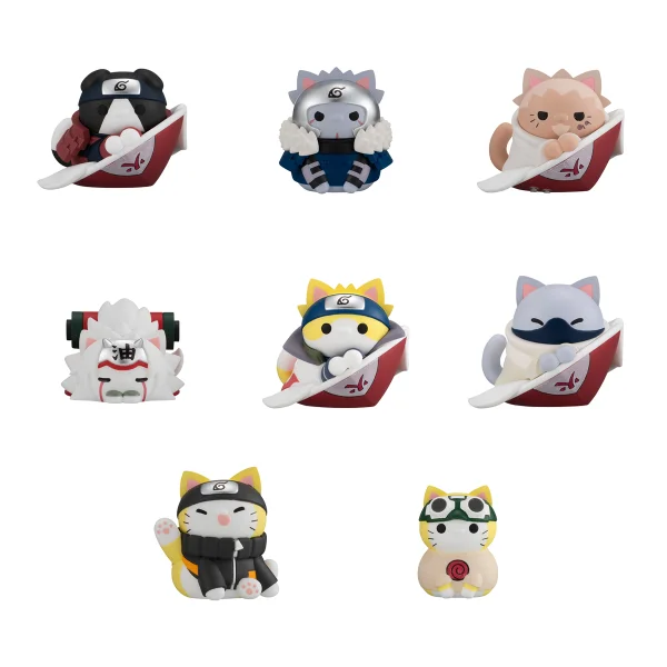 MegaHouse MEGA CAT PROJECT Naruto Shippuden Nyaruto！The bond between master and disciple ver. (1pc / 8pc per box) - NARUTO