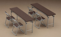 [FA02] 1:12 MEETING ROOM DESK & CHAIR 5