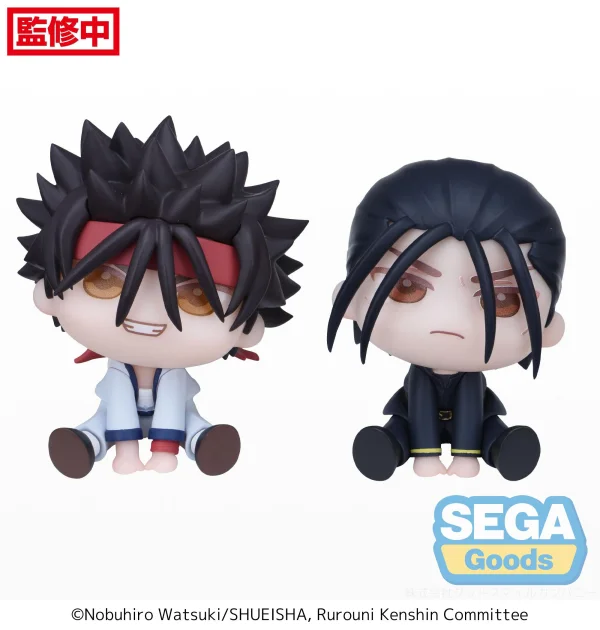 SEGA QyuruMe TV Anime "Rurouni Kenshin" Mini Figure "Sanosuke Sagara ･ Hajime Saito" (EX) [Pack of: Sanosuke Sagara：18 Hajime Saito：15] - Rurouni Kenshin