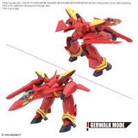HG 1/100 VF-19 CUSTOM FIRE VALKYRIE WITH SOUND BOOSTER WATER DECALS 2