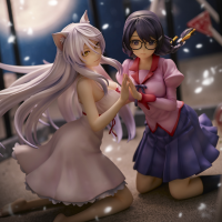 "Nekomonogatari" Tsubasa Hanekawa Set of 2 Complete Figure 3