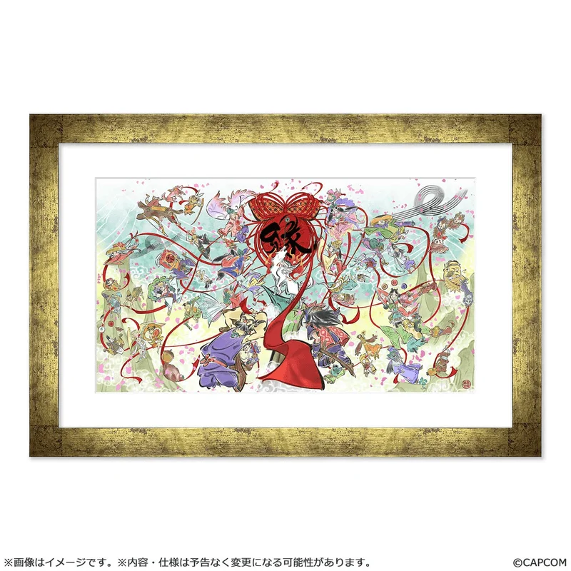 CAPCOM Okami 20th Anniversary Art CHARA FINE GRAPH - Okami