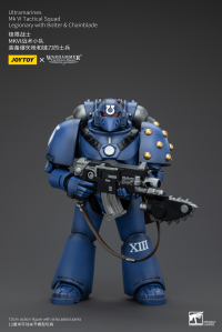Ultramarines MK VI Tactical Squad Legionary with Bolter& Chainblade 1