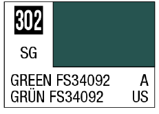 Mr. Color 302 Green FS34092 (Semi-Gloss/Aircraft)