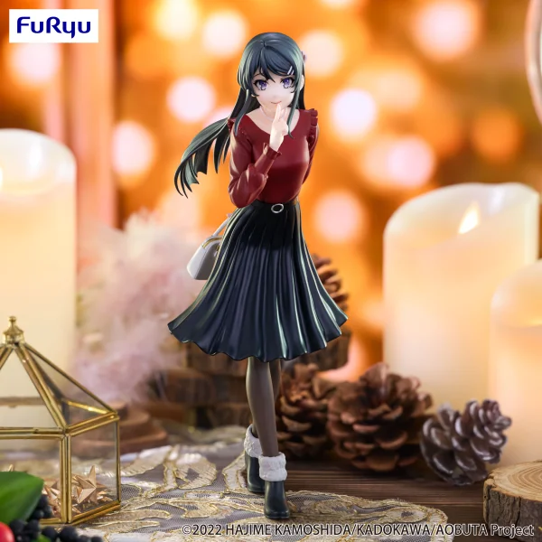 FuRyu Rascal Does Not Dream Series　Trio-Try-iT Figure -Mai Sakurajima Winter Outfit ver.- - Rascal Does Not Dream of Bunny Girl Senpai