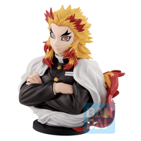 Kyojuro Rengoku (Set Your Heart Ablaze) Demon Slayer, Bandai Spirits Ichibansho Art Scale Figure 2