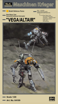 1/20  Moon/Space Type Humanoid Unmanned Interceptor "VEGA/ALTAIR" 1