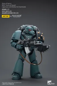 JOYTOY Sons of Horus MKVI Tactical Squad Legionary with Bolter & Chainblade - Warhammer 40K - photo 7