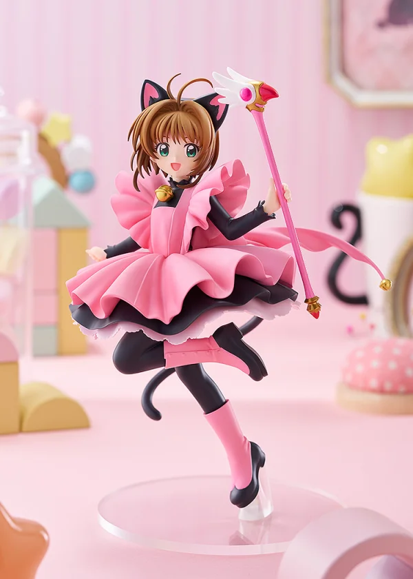 GOOD SMILE COMPANY POP UP PARADE Sakura Kinomoto: Black Cat Costume Ver. L Size - Cardcaptor Sakura