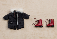 Nendoroid Doll Warm Clothing Set: Boots &amp; Mod Coat (Black) 3