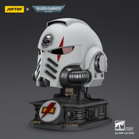 White Scars MkX Helmet& Display Stand 3