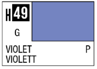 AQUEOUS HOBBY COLOR - H49 GLOSS VIOLET (PRIMARY) 1
