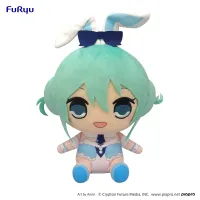 FuRyu Hatsune Miku　KYURUMARU BIG Plush Toy -Hatsune Miku /White Rabbit- - Hatsune Miku - photo 1