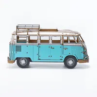 Azone wa-gu-mi Vintage Volkswagen Type 2 (T1) Camper Van GREEN - Scale Kits - photo 9